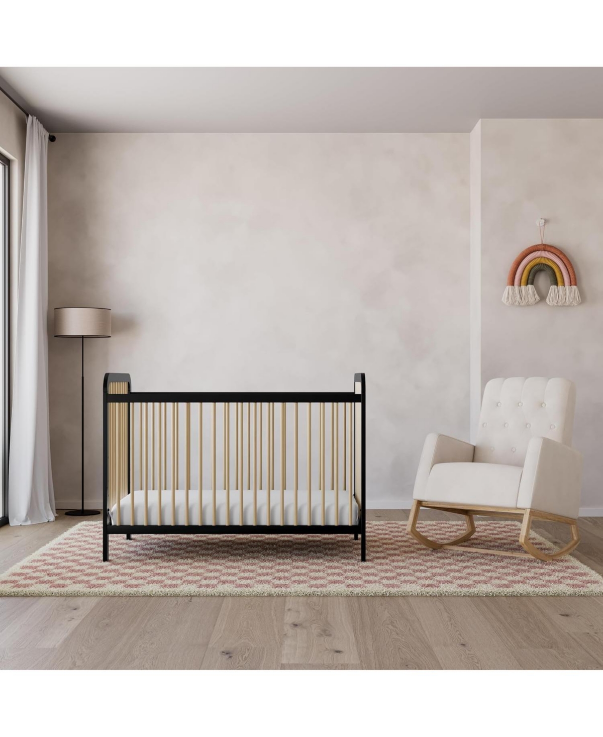 Storkcraft Pasadena 3-in-1 Convertible Crib with Driftwood