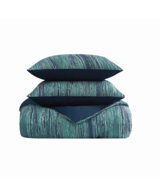Linework Stripe 3-Pc. Comforter Set, Full/Queen