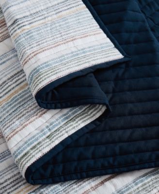 Layton Yarn Dyed Cotton 3-Pc. Quilt Set, King