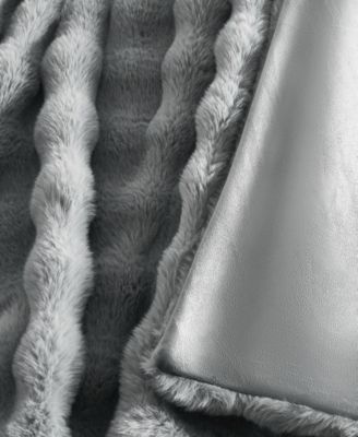 Bubble Rabbit Faux Fur Throw, 50" x 70"