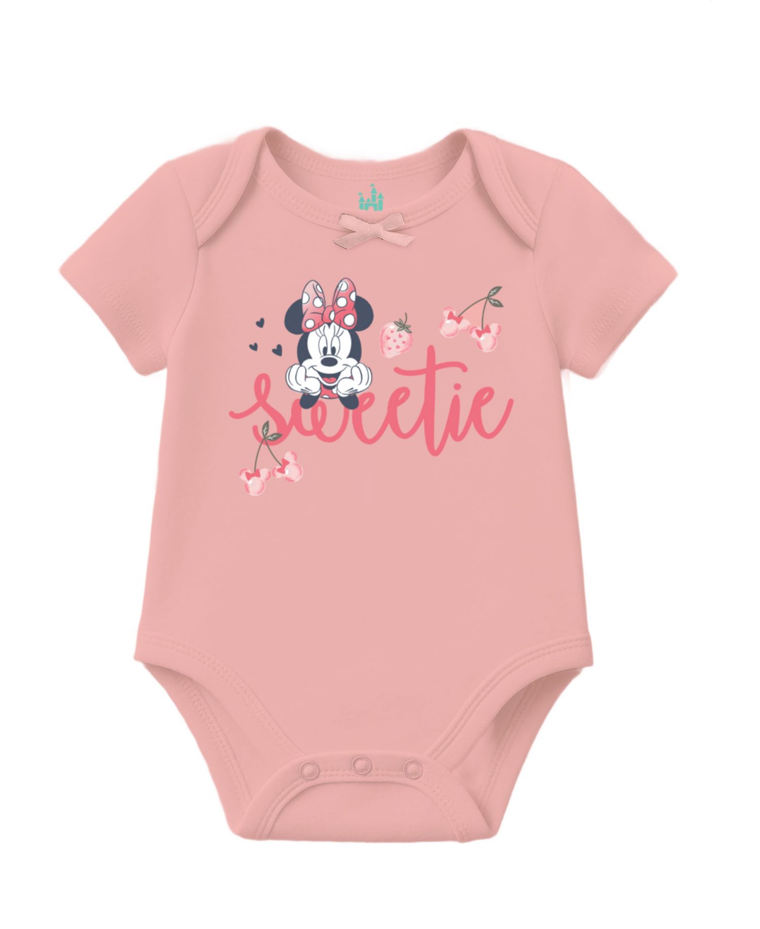 Baby Girls' Minnie Mouse Bodysuit, Pants and Headband, 3-Piece Set