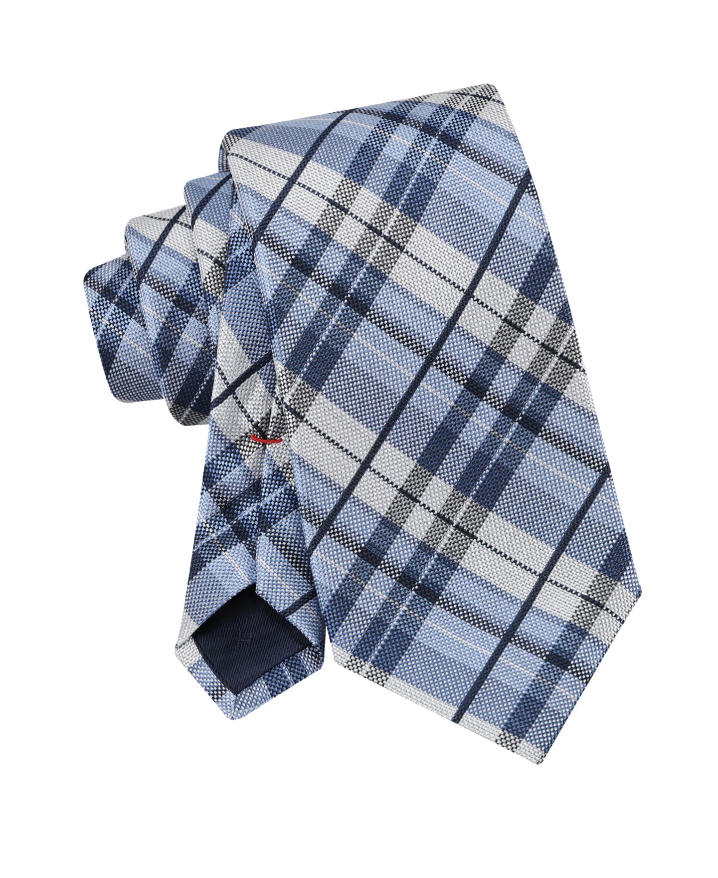 Мужской галстук Tommy Hilfiger Rhode в сезонную клетку, цвет: Синий — фото 4