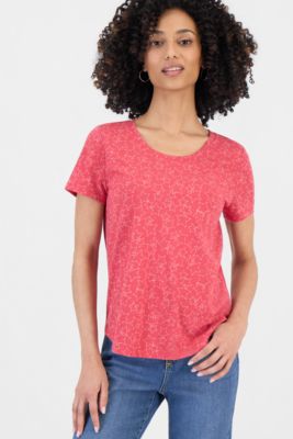 Petite Star-Print Short-Sleeve Perfect T-Shirt