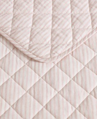 Tessa's Ticking Stripe Reversible 3-Pc. Quilt Set, King