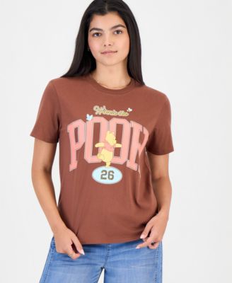 Juniors' Winnie the Pooh Graphic Print T-Shirt