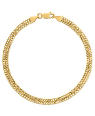 Polished Infinity Link Chain Bracelet in 10k Gold