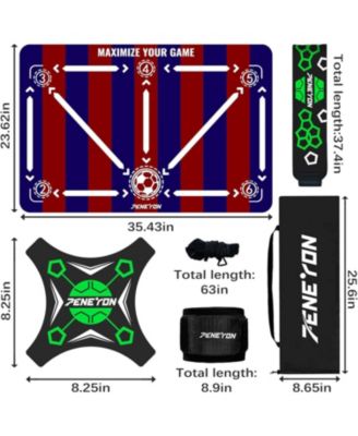 Adjustable Soccer Training Mat with Non-Slip Equipment