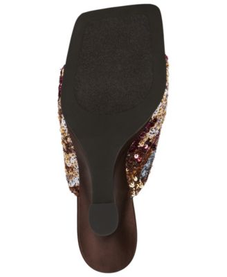Women's Aura-Seq-N Sequin Wedge Sandals