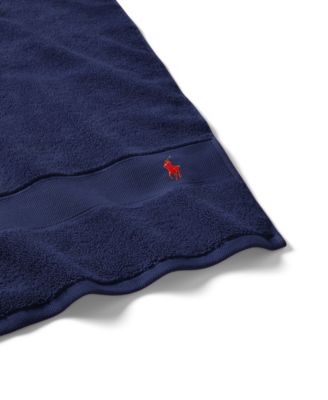 Polo Player Cotton Hand Towel, 32" x 16"