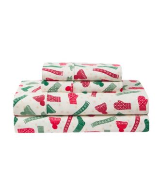 Brushed Cotton Flannel 4-Pc. Sheet Set, Full