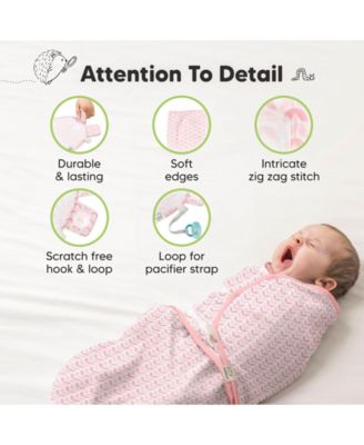 3pk Soothe Baby Swaddle, Organic Baby Swaddle Sleep Sacks, Newborn, Infant Swaddle Sack