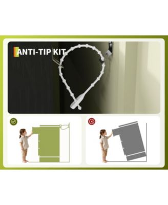 9 Drawer Wooden Dressers for Bedroom with LED Lights & Charging Station, Wood Chest of Drawers with App Control, Modern Large Storage Cabinet