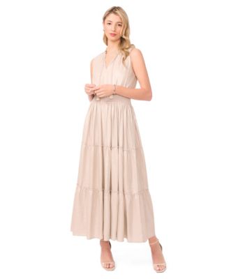 Women's Tiered Ruffle Maxi Dress