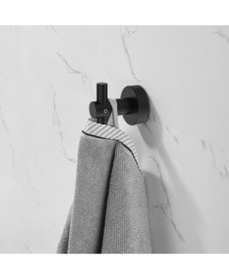 4-Pack Round Base Wall Hanging Hook, Stainless Steel Clothes Hook for Bathroom, Kitchen and Bedroom