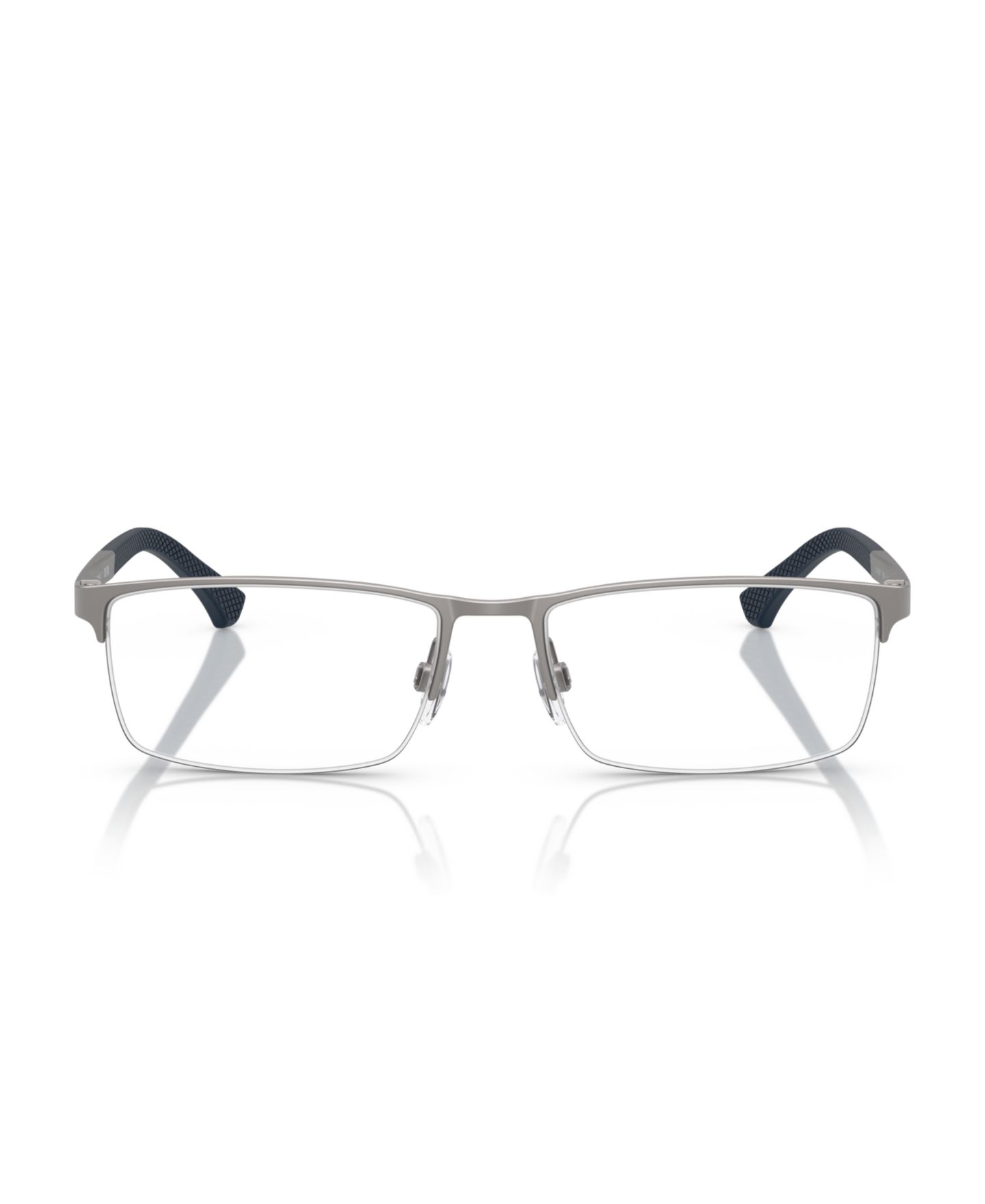 Мужские очки Emporio Armani Man Rectangle Metal EA1041 Eyeglasses, цвет: Графитовый — фото 5