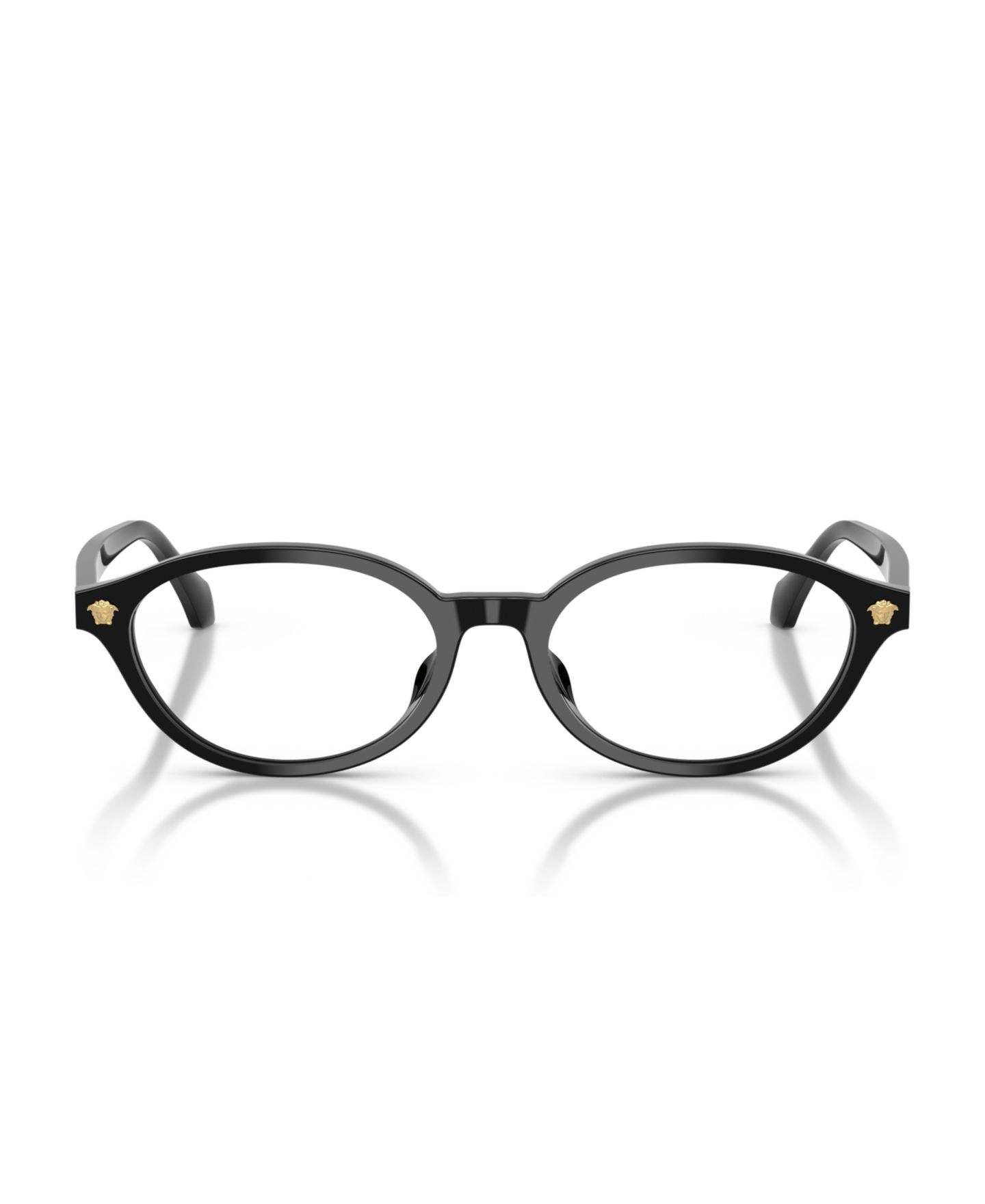 Женские очки Versace Woman Oval Plastic VE3393D Eyeglasses, цвет: Чёрный — фото 5