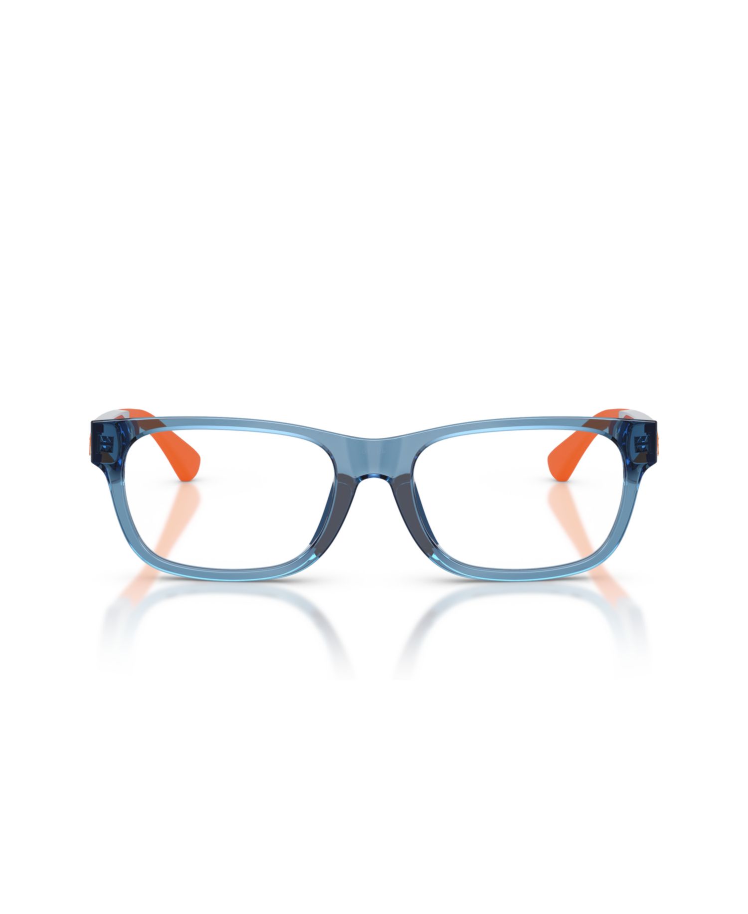 Kids Rectangle Plastic PP8555U Eyeglasses(Ages 11-13)