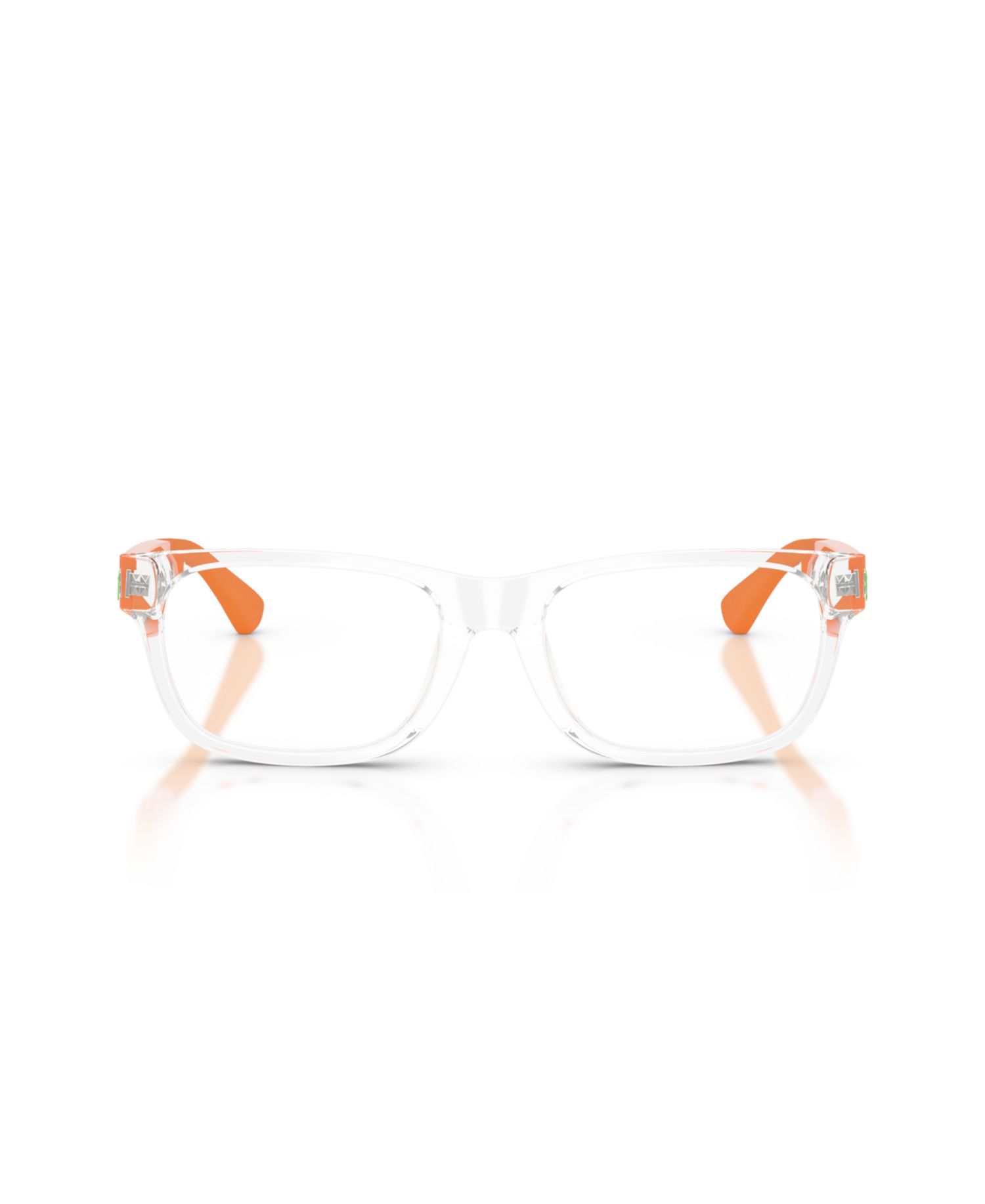 Kids Rectangle Plastic PP8555U Eyeglasses(Ages 11-13)