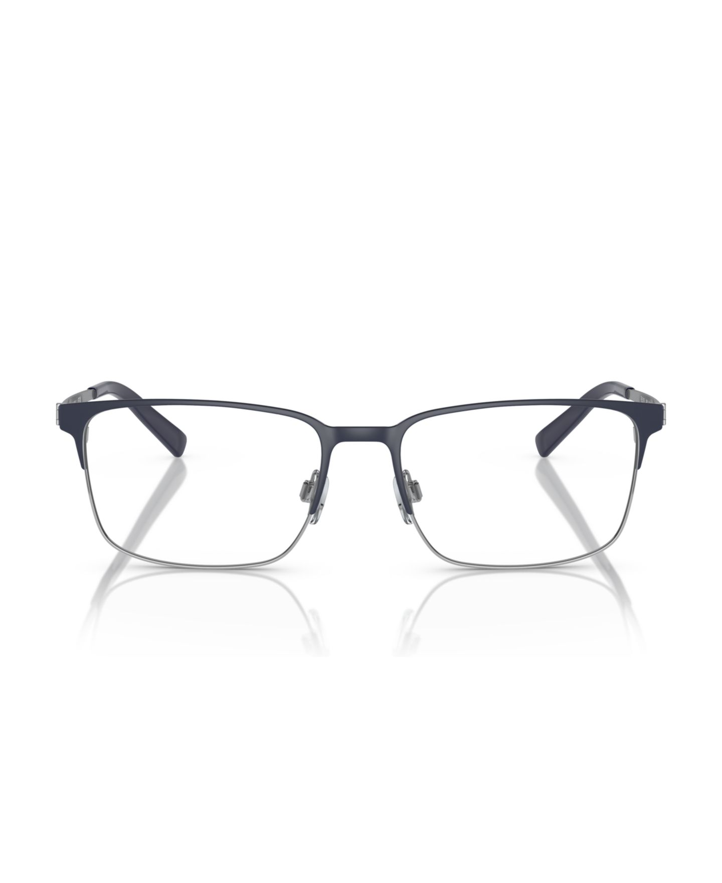 Мужские очки Ralph Lauren Man Rectangle Metal RL5119 Eyeglasses, цвет: Синий / Серебристый — фото 6