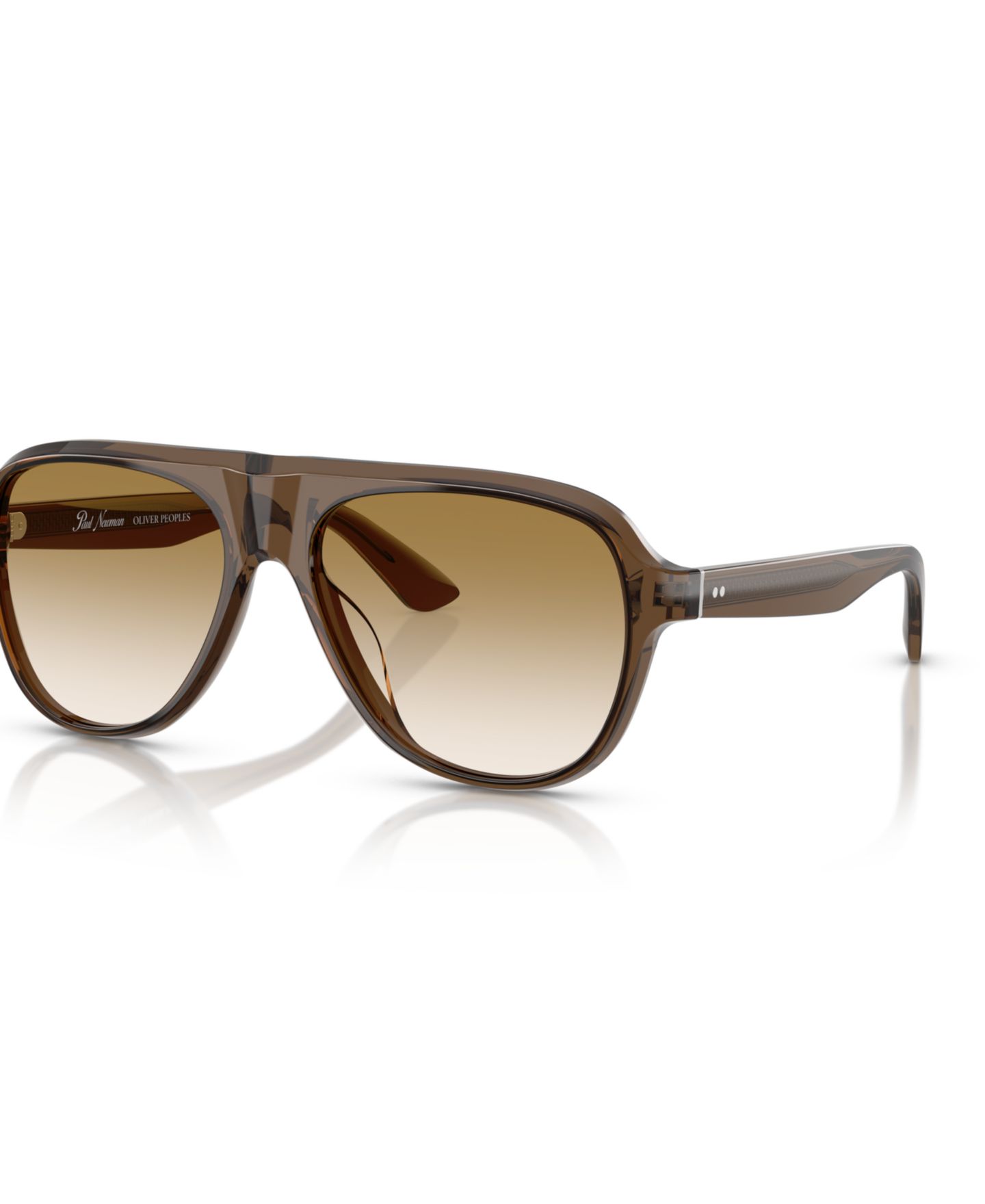 Мужские очки Oliver Peoples Man Pilot/Aviator Plastic OV5581U Paul Newman Eyeglasses, цвет: Тёмно-коричневый — фото 1