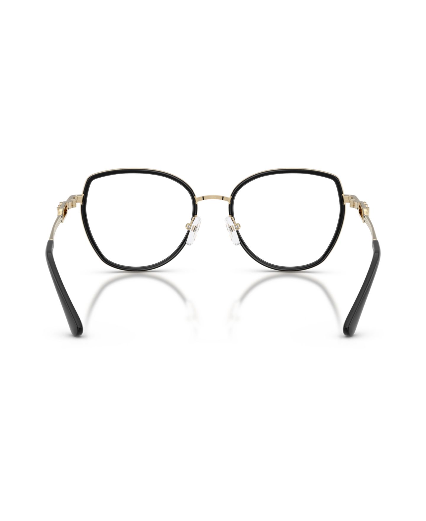 Женские очки Michael Kors Woman Round Metal MK3101 Kiawah Eyeglasses, цвет: Чёрный — фото 2