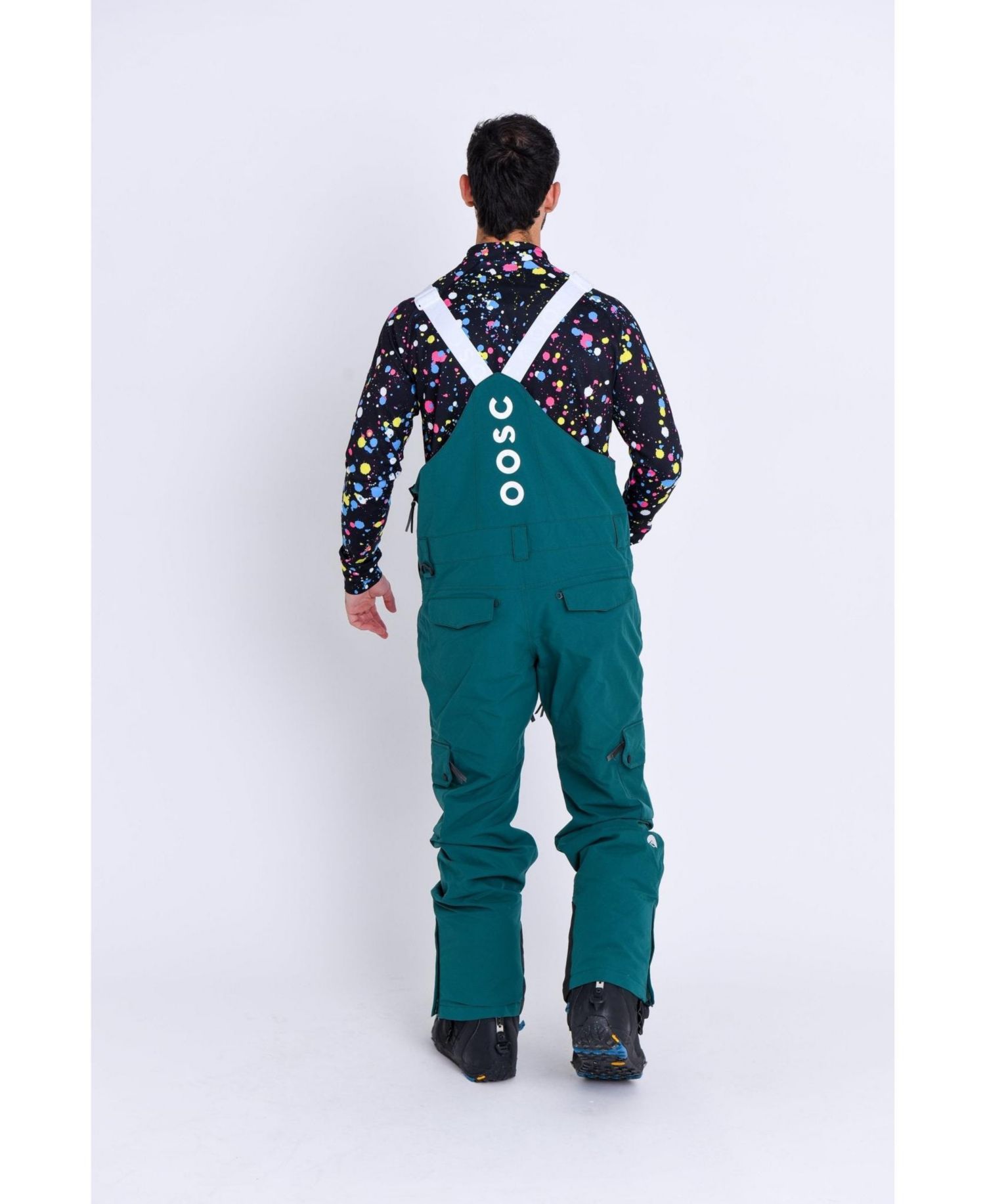 Men's Yeh Man Bib Pant - Forest Green