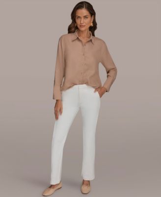 Women's Button-Down Linen Shirt