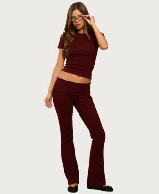 Women's Ivanne Foldover Flared Pants