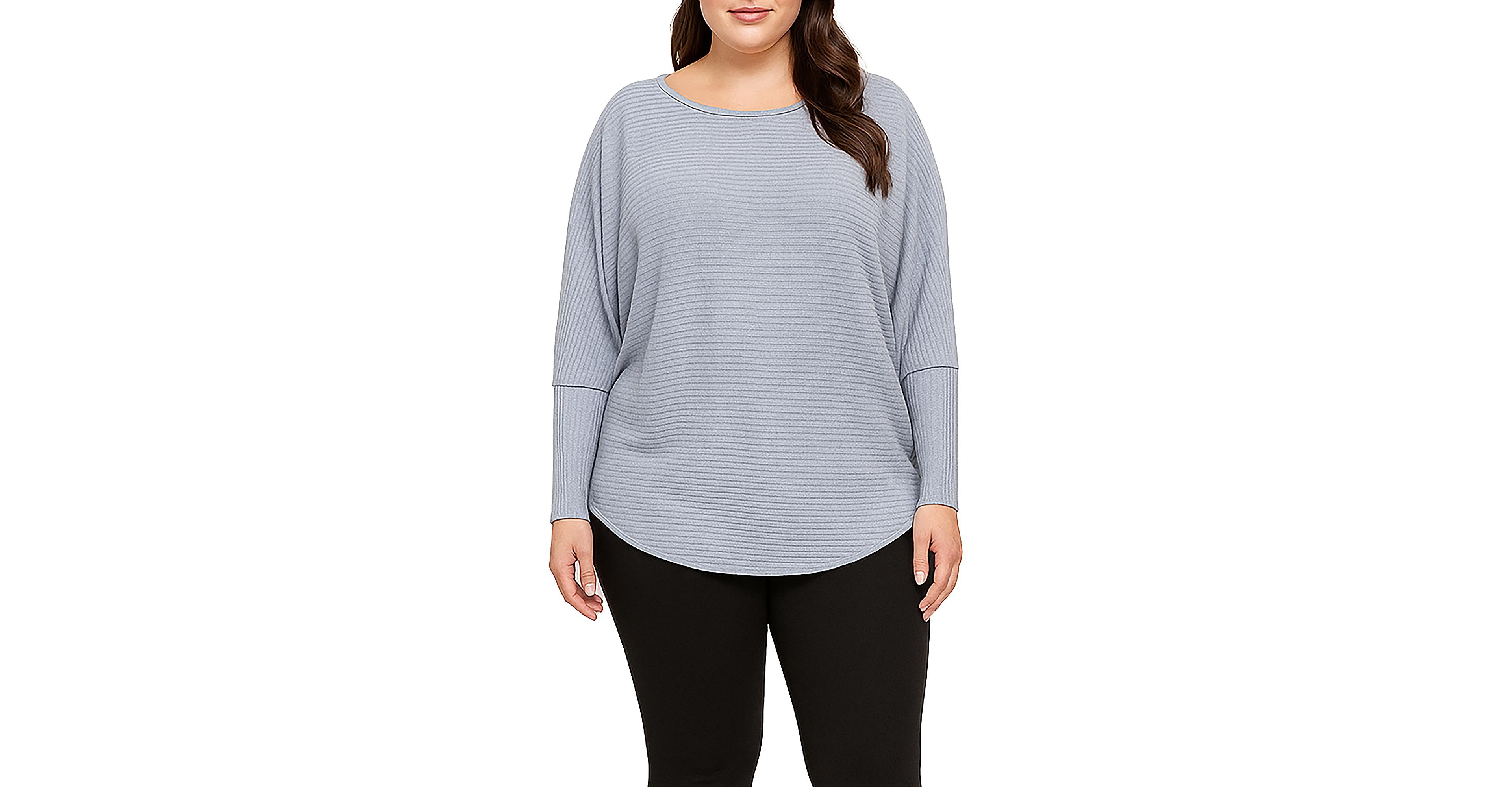 Standards & Practices Plus Dolman Sleeve Rib Top