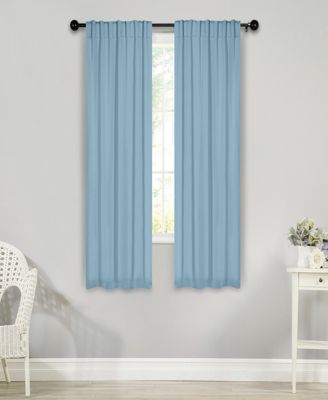 Solid Classic Modern Blackout Curtain Set ,26" x 63" (Set of 2)
