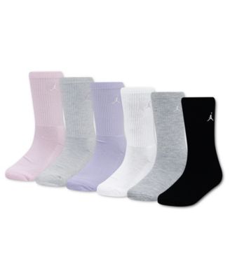 Boys' 7-11 Everyday Crew Socks, 6-Pack