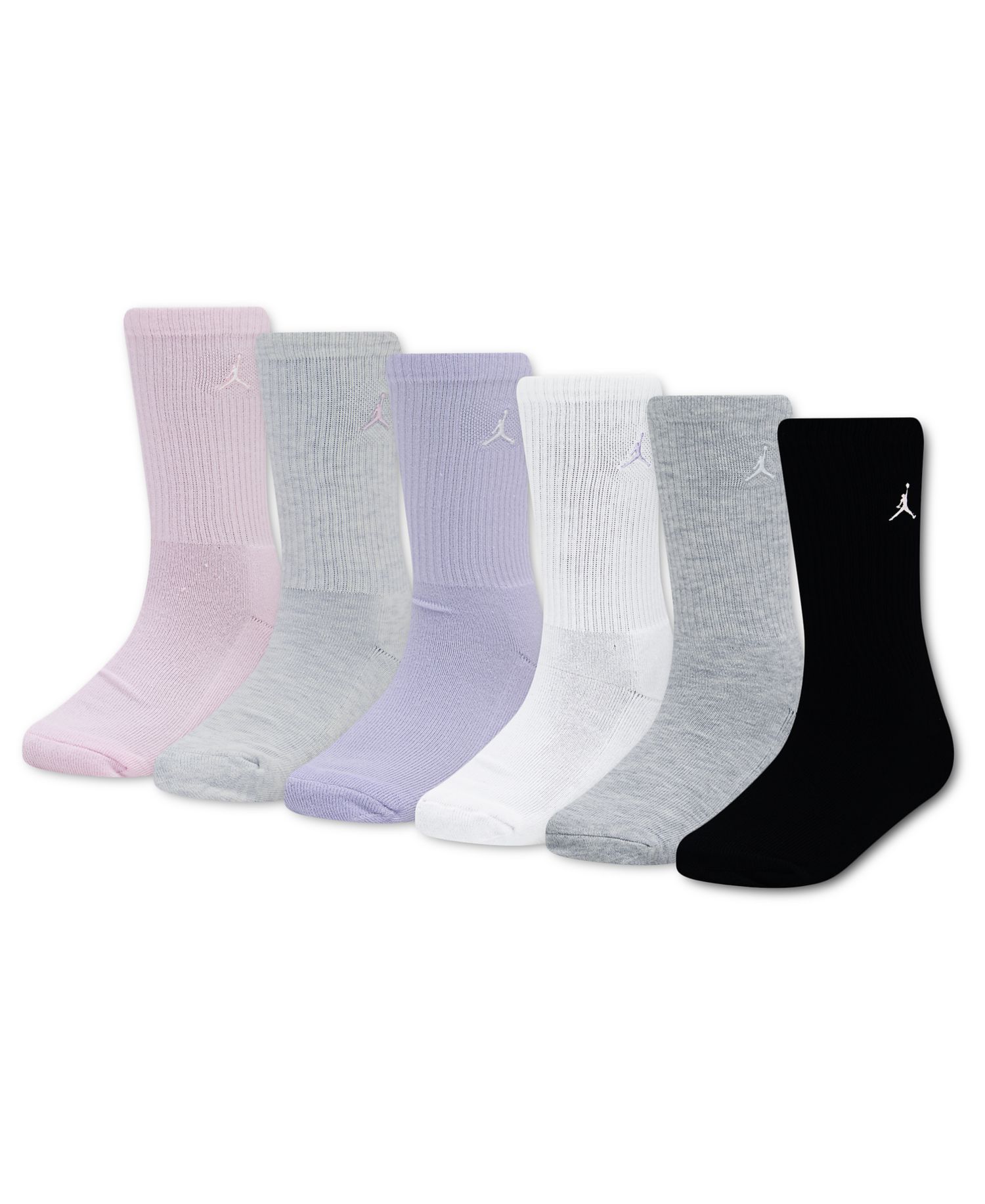 Everyday Essentials Big Kids 6-Pack Crew Socks