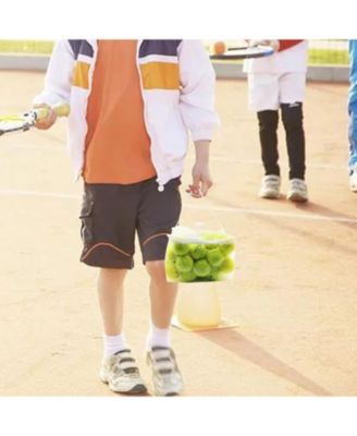 Pack of 30 Advanced Training Tennis Balls for Beginners Practice Balls with Durable Felt and Mesh Carrying Bag for All Court Play