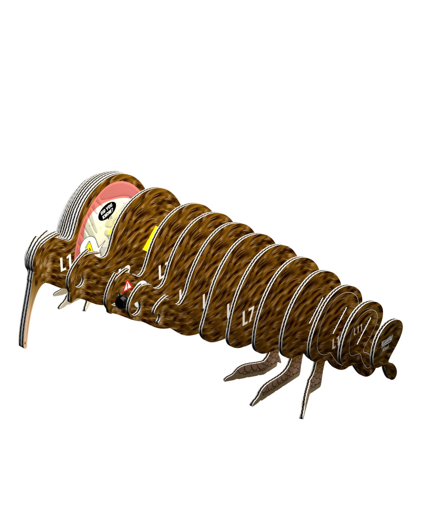 Детские конструкторы Eugy Kiwi 3D Puzzle — фото 3