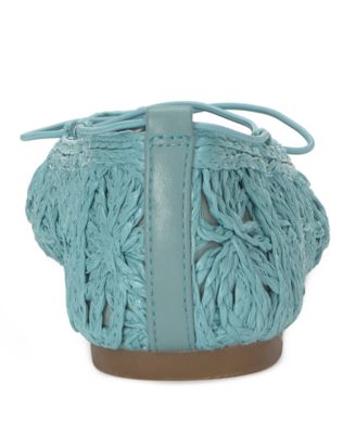 Women's Tennyr Laced Raffia Ballet Flats