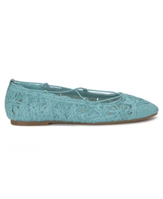 Women's Tennyr Laced Raffia Ballet Flats