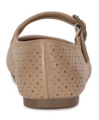 Women's Tannyr Perforated Mary Jane Ballet Flats