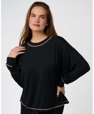 Women's Boxy Long Sleeve Sleep Tee