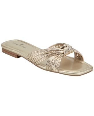 Bandolino Women's Sella Knotted Slip On Flat Sandals - Macy's