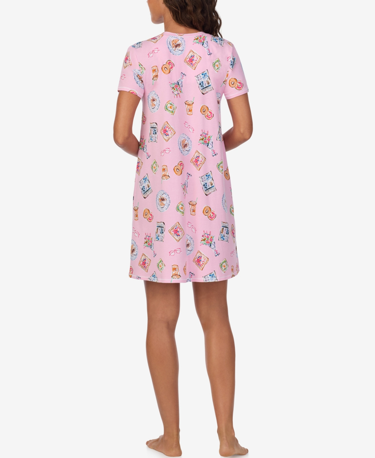 Cuddl Duds Women's Short-Sleeve Jersey Sleepshirt