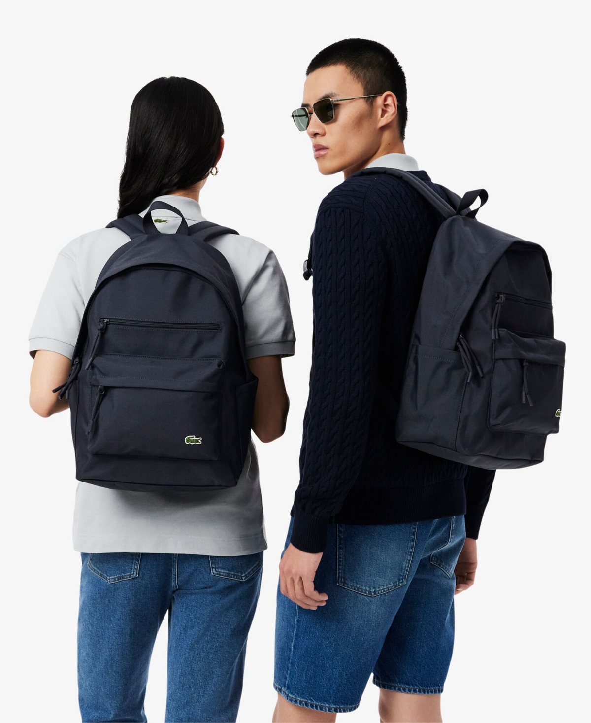 Lacoste Unisex Neocroc Logo Detail Backpack