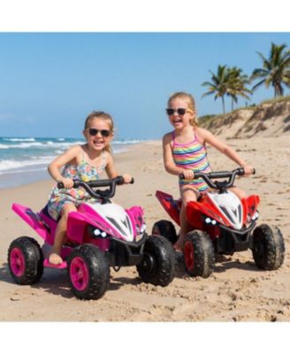 12V Kids Ride On ATV 4-Wheeler Quad with LED Lights & 7 MPH