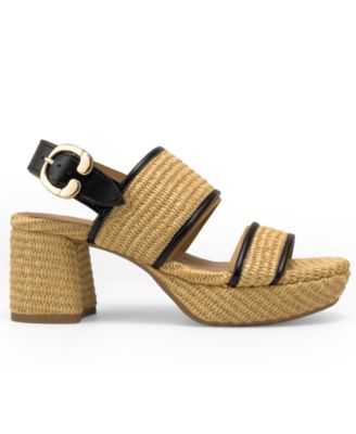 Women's Camera Open Toe Platform Sandals