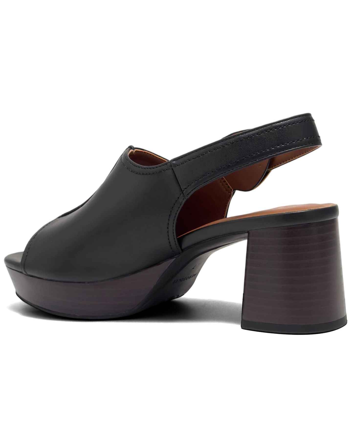 Женские сандалии Aerosoles Chancey Buckle Platform, цвет: Чёрная искусственная кожа — фото 6