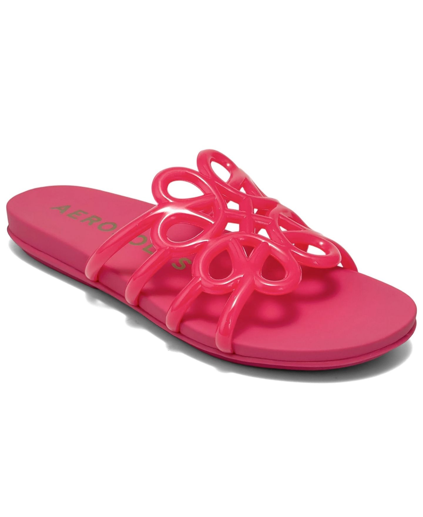 Женские сандалии Aerosoles Frida Open Toe Flat, цвет: Пурпурный — фото 1