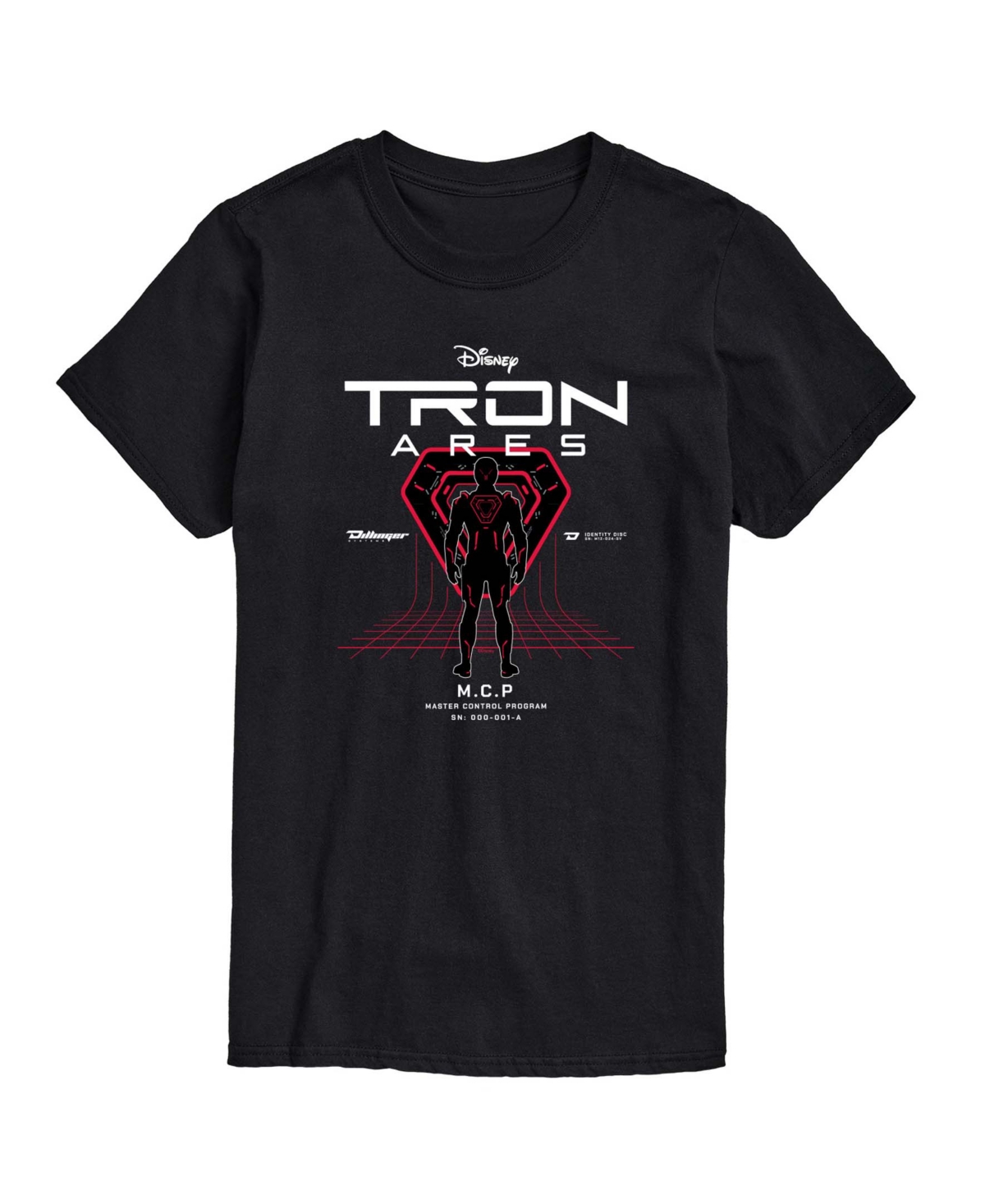 Airwaves Men's Tron: Ares Master Control Program Short-Sleeve Graphic T-Shirt - Black