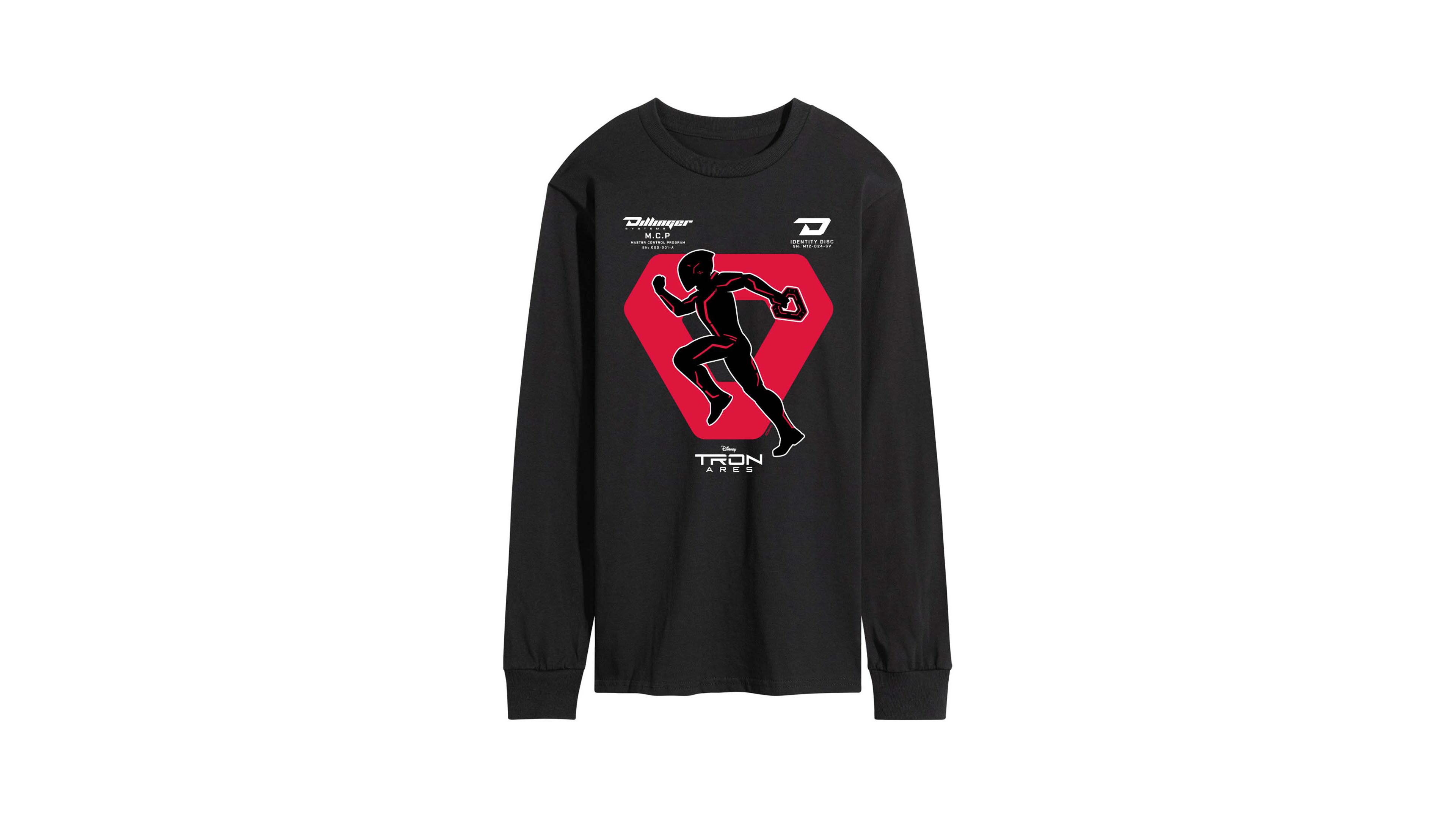 Airwaves Men's Tron: Ares Runner Long-Sleeve Graphic T-Shirt
