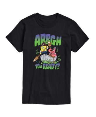 Men's Search for Squarepants Arrgh You Ready Graphic T-Shirt