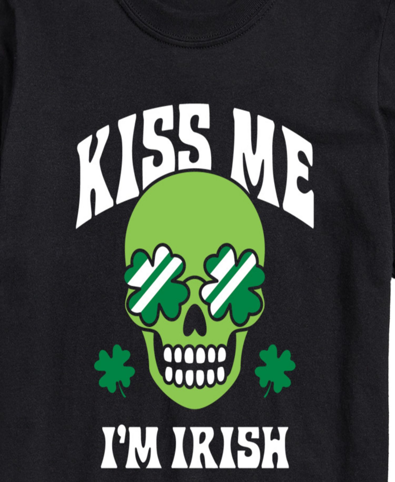 Men's Instant Message Kiss Me I'm Irish Short-Sleeve Graphic T-Shirt