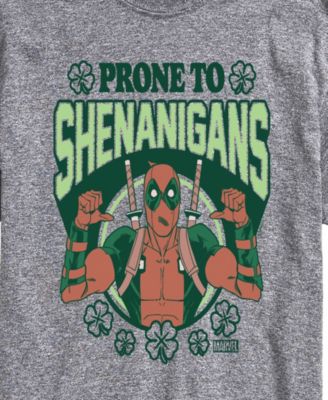 Men's Deadpool Prone To Shenanigans Short-Sleeve Graphic T-Shirt